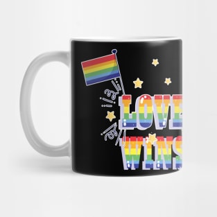 Love Wins, Love Wins design Mug